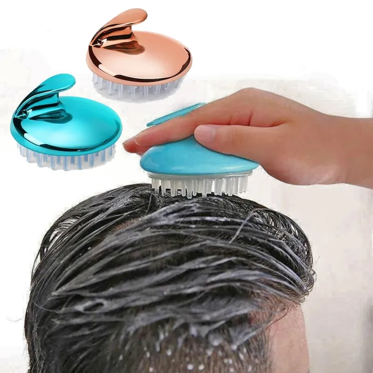 Buy 1 pcs Silicone Head Body Massager Shampoo Scalp Massage Brush Hair Washing Comb Body Shower Brush Bath Spa Slimming Massage Brush at Best Price In Bangladesh