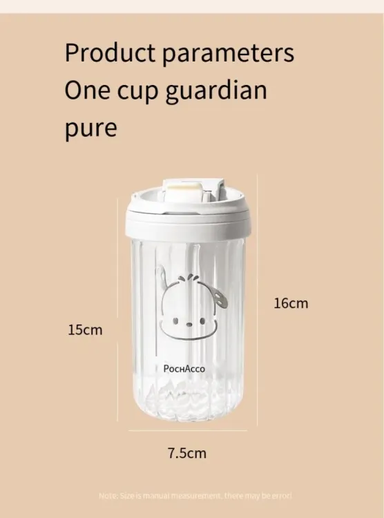 Buy 1pc, Glass Water Bottle With Straw, 500ml/17oz Transparent Water Cups, Portable Drinking Cups, Travel Drinkware, Birthday Gifts at Best Price In Bangladesh