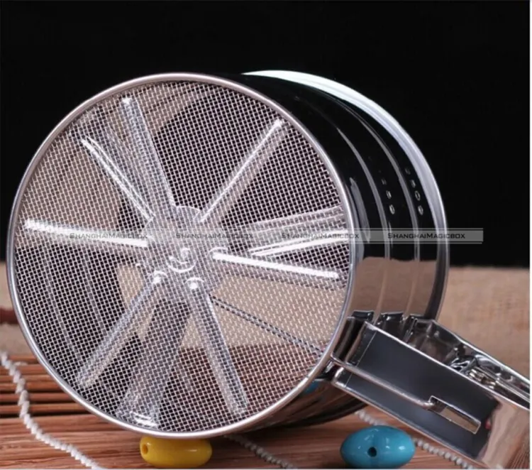 Buy Stainless Steel Mesh Flour Sifter Mechanical Bakeware Icing Sugar Shaker Cup Bakeware High Quality Pastry Tools at Best Price In Bangladesh