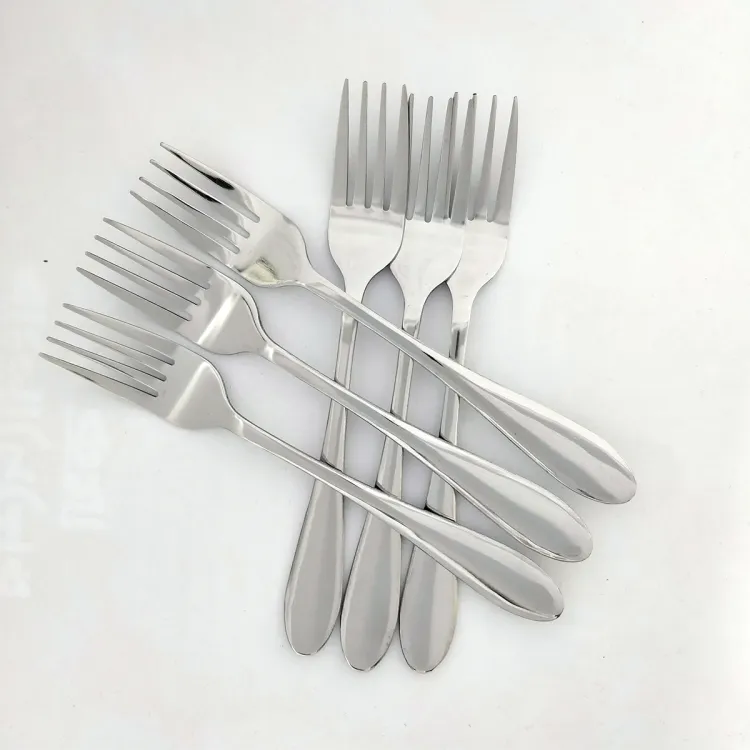 Buy Nova Brand New Stainless Steel Fork Spoon (Set Of 6) 15Cm, Silver - Chopsticks at Best Price In Bangladesh