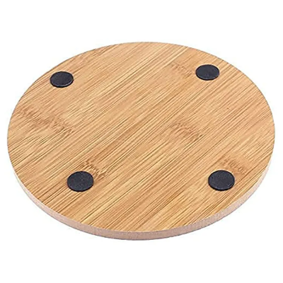 Buy 6 pcs (M size)Bamboo Wooden Round Coaster for Home Pan Pot Holder for Dining Table at Best Price In Bangladesh