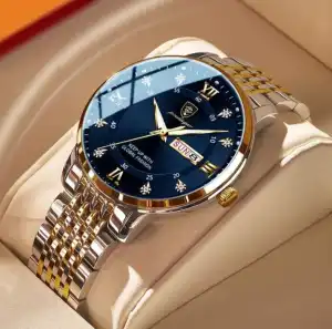 Picture of POEDAGAR Men Watch Top Brand Luxury Business Quartz Mens Watches Full Steel Waterproof Luminous Wristwatch For Men