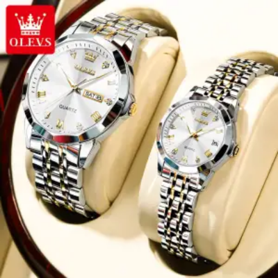 Picture of OLE-VS Luxury 9931 Trendy Korean Style Luminous Calendar with Individual Gift Box Couple Watch