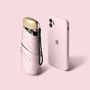 Picture of Iphone Men & Women Fashion Umbrella Pink