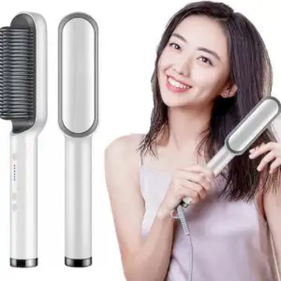 Picture of RALEX Hair Straightener Comb For Women & Men, Hair Styler, Straightener Machine Brush