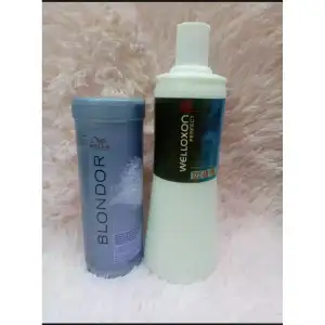 Picture of Welloxon Harbal 12% 40 Vol & Wella Hair Powder Bleach Set