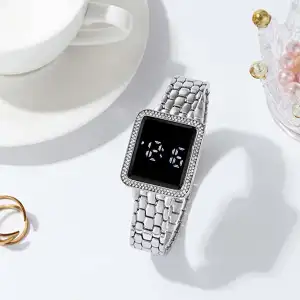 Picture of Luxury Stylish Touch Screen Diamond Watch For Girls