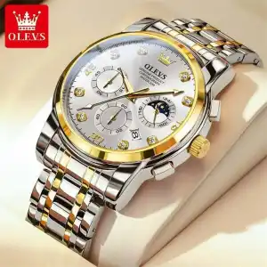 Picture of Olevs European And American Fashionable Stailnless Steel Men's Quartz Watch For Men