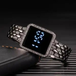 Picture of Luxury Stylish & Fashionable Touch Screen Diamond Watch For Women