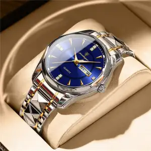 Picture of POEDAGAR 980 New Fashion Men's Watches Stainless Steel Top Brand Luxury Waterproof Men Quartz Wristwatches