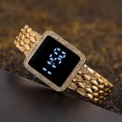 Picture of Luxury Stylish & Fashionable Touch Screen Diamond Watch For Women