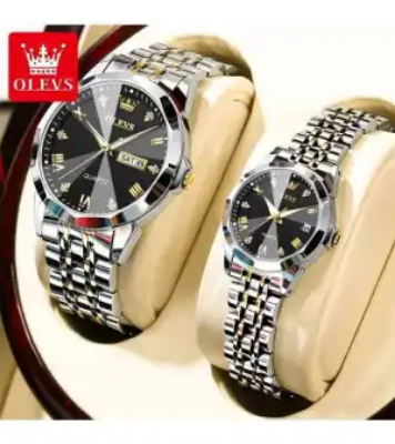 Picture of OLE-VS Luxury 9931 Trendy Korean Style Luminous Calendar With Individual Gift Box Couple Watch