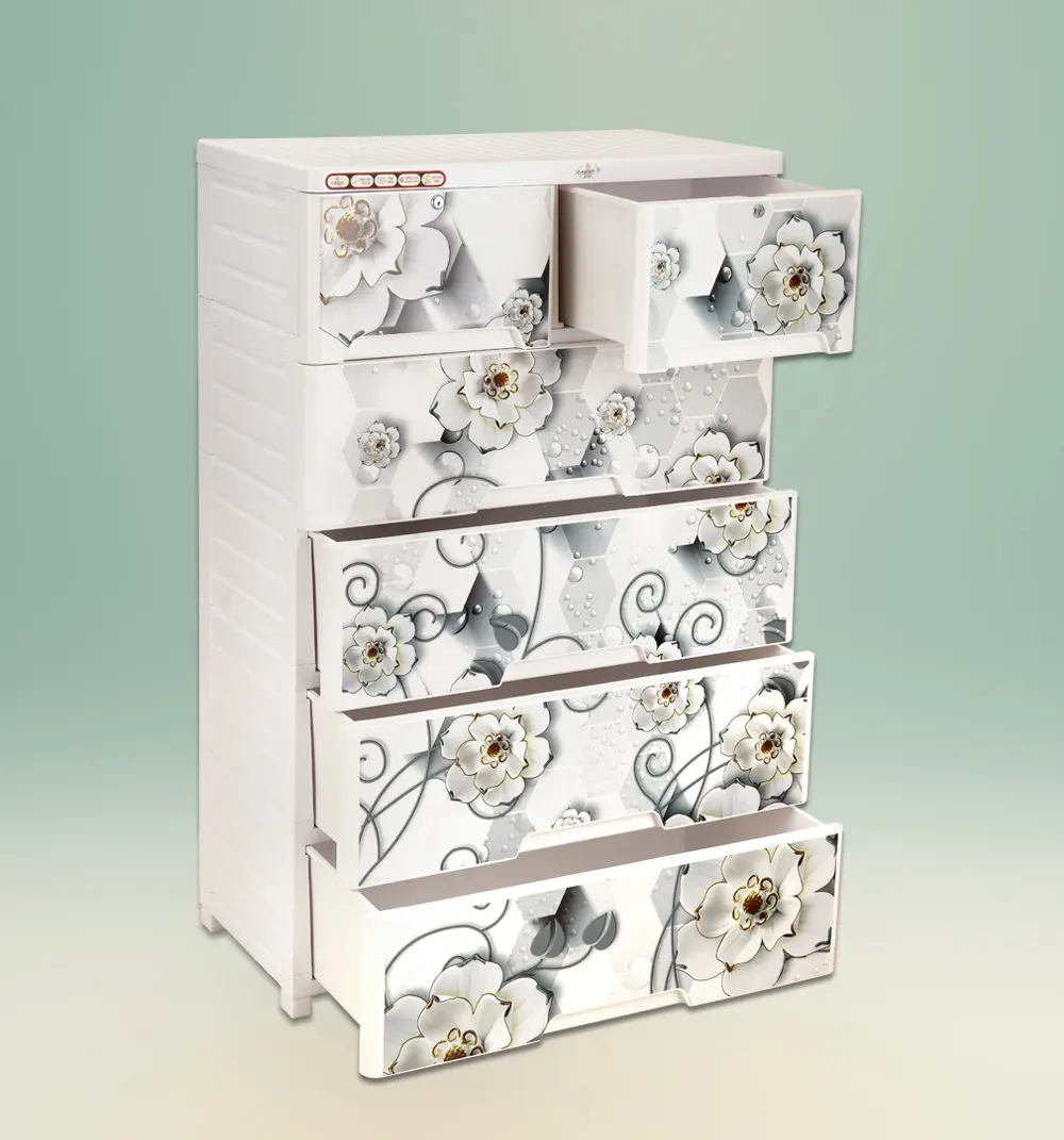 Buy RFL Wardrobe Double 5D KD Elite HD - White Pearl at Best Price In Bangladesh