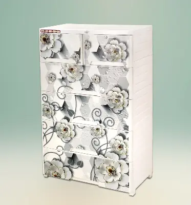 Buy RFL Wardrobe Double 5D KD Elite HD - White Pearl at Best Price In Bangladesh