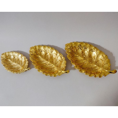Picture of Full metal golden color sweet server 3 pieces set price