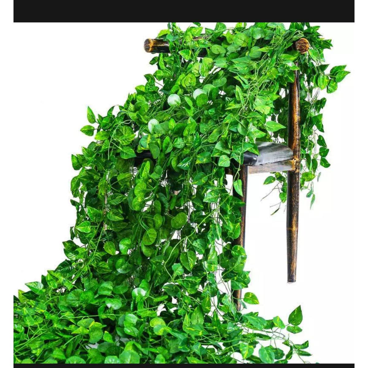 Picture of Artificial Plant Creeper Green Leaves Party Home Decora DIY Hanging