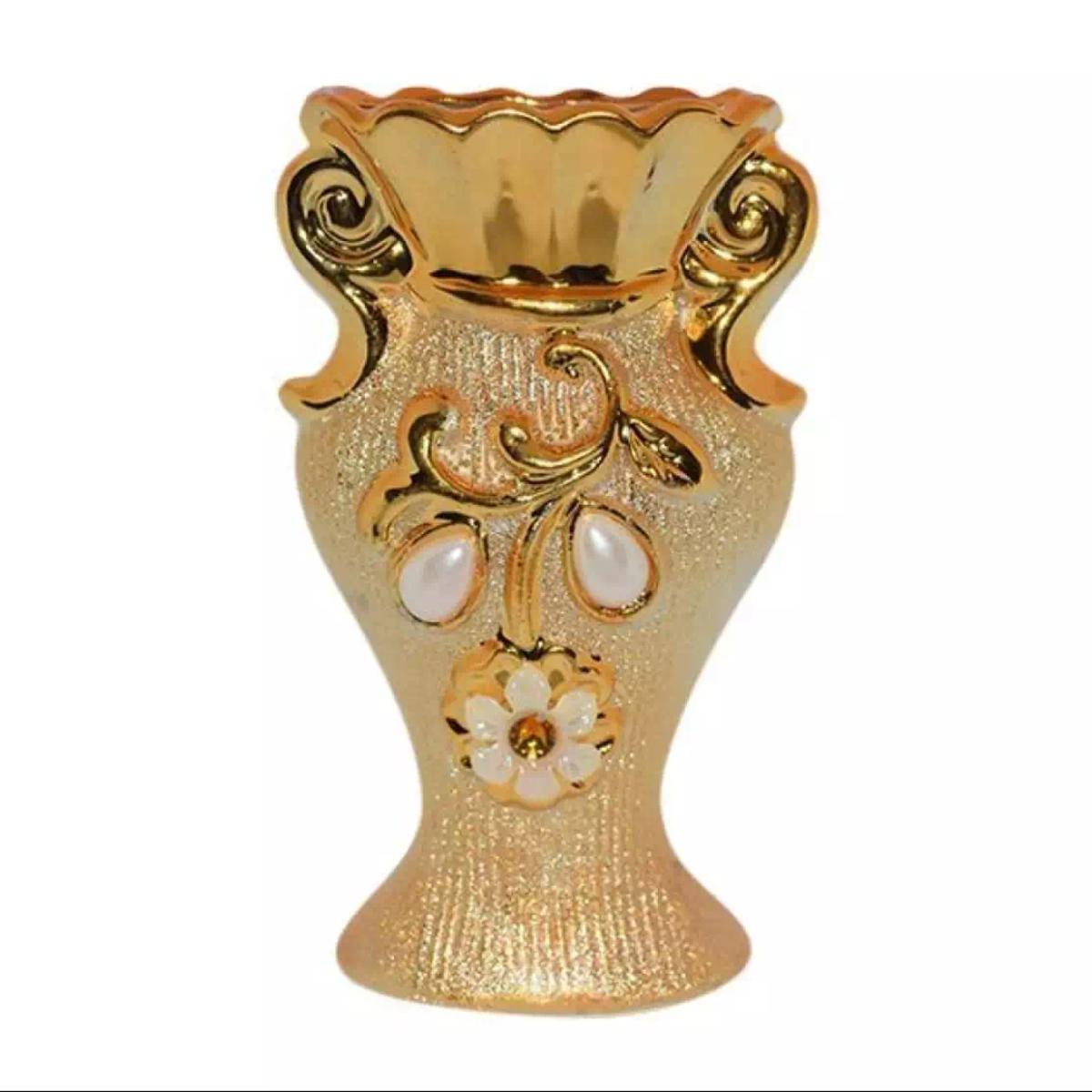 Picture of Ceramic Flower Vase - Tan