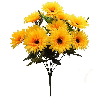 Picture of Beautiful Decorative Artificial Garabara Flower Bunches for Home décor
