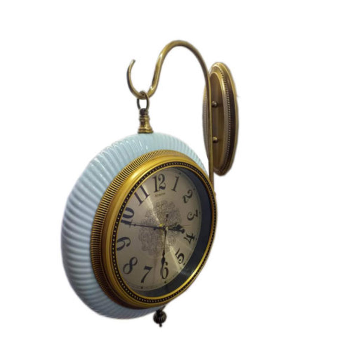 Picture of Mable With Metal Body Wall Clock Both Side Dial