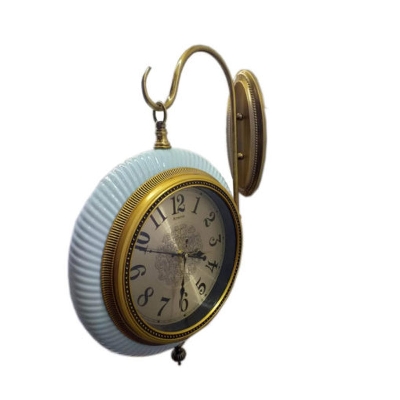Picture of Mable With Metal Body Wall Clock Both Side Dial