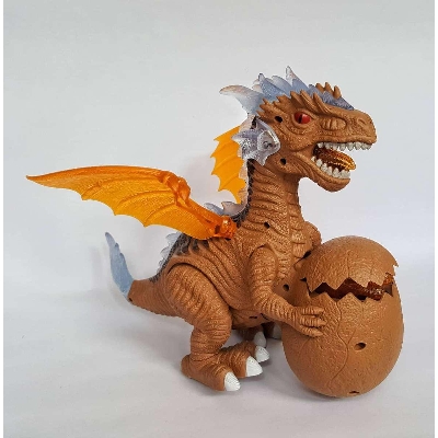 Picture of Dinosaur Toys Glow Model Dinosaur Short Automatic Electric Robot With Sound Light Balance Gift Simulation Dinosaur Toy For The children