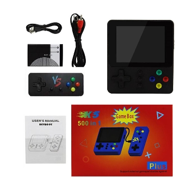 Picture of Handheld Game Console K5 K8 SUP Mini Retro Nostalgia 500 In 1 Double Player With Gamepad Protable Game Console Video Game Box