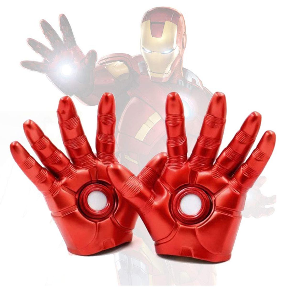 Picture of The Avengers Iron Man Gloves LEFT AND RIGHT with Light Toys (Hero Hand)