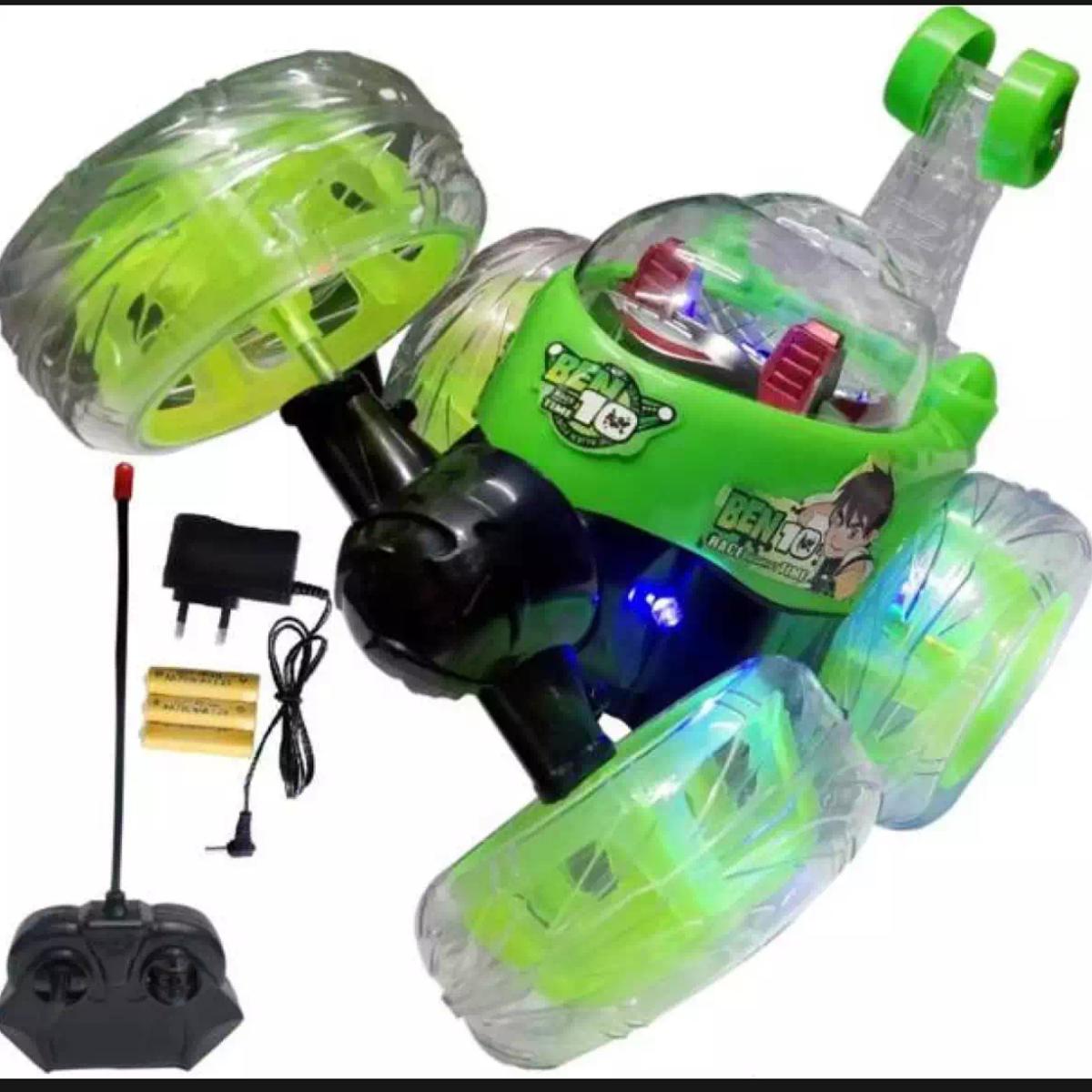 Picture of Ben 10 Remote Controlled Rechargeable 360 Degree Twister Stunt Car for Kids with Music