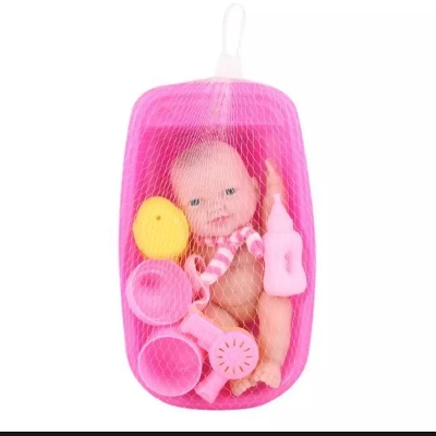 Picture of Toy Doll But Tub Set- Pink