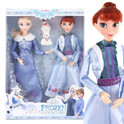 Picture of Frozen Dolls Elsa Anna Olaf 3Pcs/Set Children Gift Toys - Doll