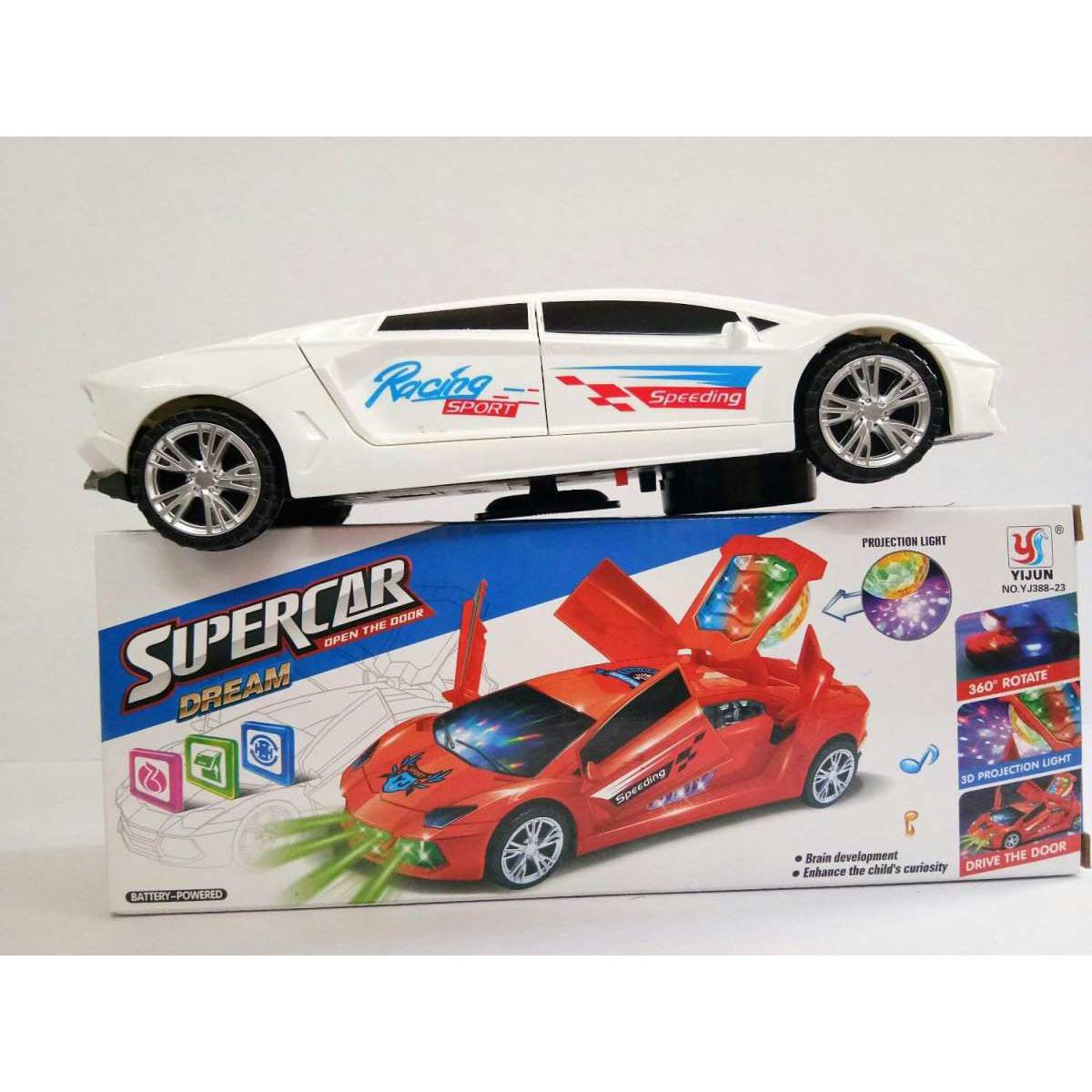 Picture of Dream Super Car Open The Door 360° Rotating with 3D Projector Light