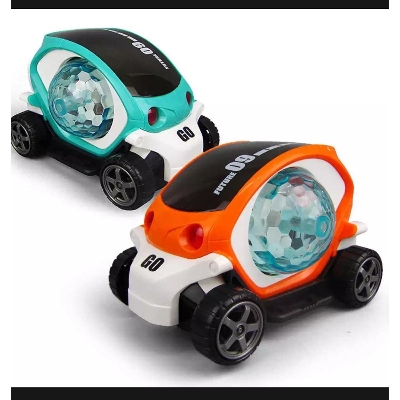 Picture of shwapnoChura 3D Light Toy Car Colorful Music Cartoon Electric Rotating Simulation Car