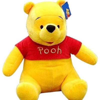 Picture of Pooh Bear SOFT TOY, Pooh teddy Bear doll, Honey Bear, big,Pooh bear stuffed toys, Honey bear pooh