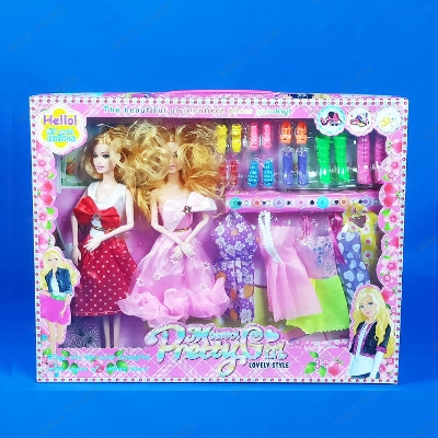 Picture of Modern pretty girls and Stylish Barbie DOLL Wonderful Toy With Dress& AccessoriesFor kids & Girls - Doll - Doll