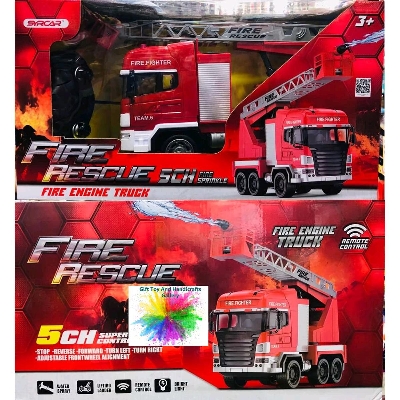Picture of Firetruck Spray Water Toys Simulation Car Model Truck Fireman Tank Car Vehicles Music Light Educational Boys Toys Christmas Gift
