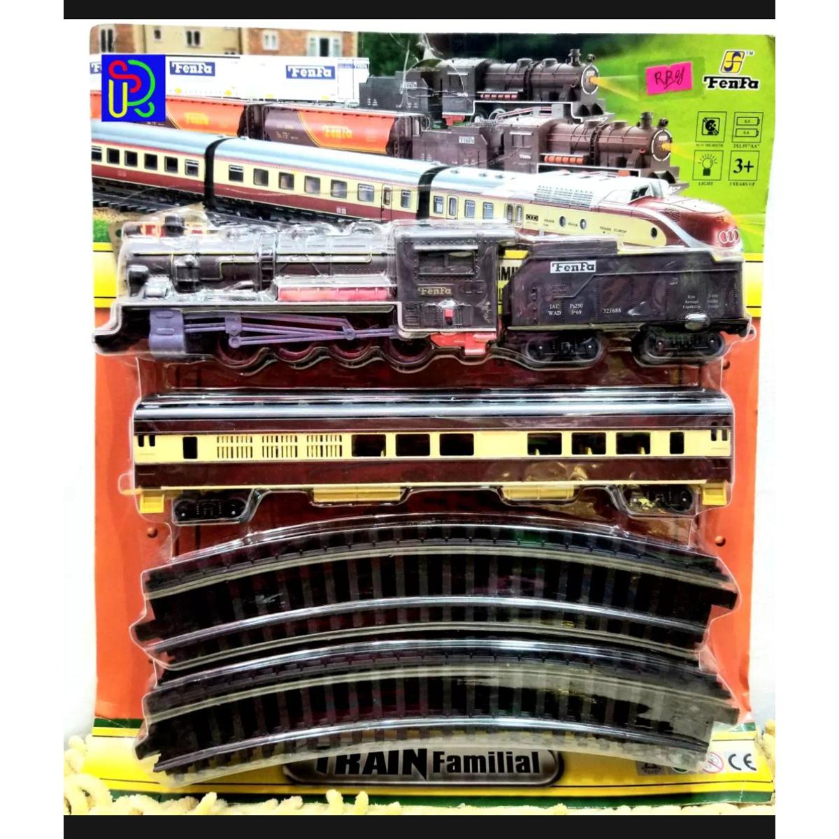 Picture of Familial Train LED Light music funny toy set for kids