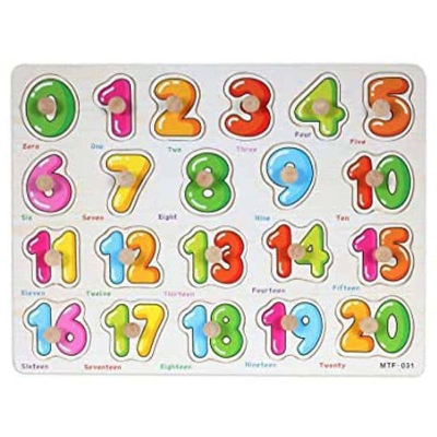 Picture of Wooden Blocks Uppercase Puzzle Board Montessori Reading Matching Word Educational Literacy Game Teaching Aids Toy