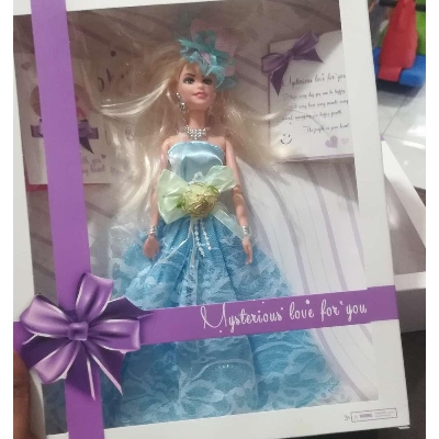 Picture of Belle Baby Brown Hair Style Joint Movable Barbie Doll