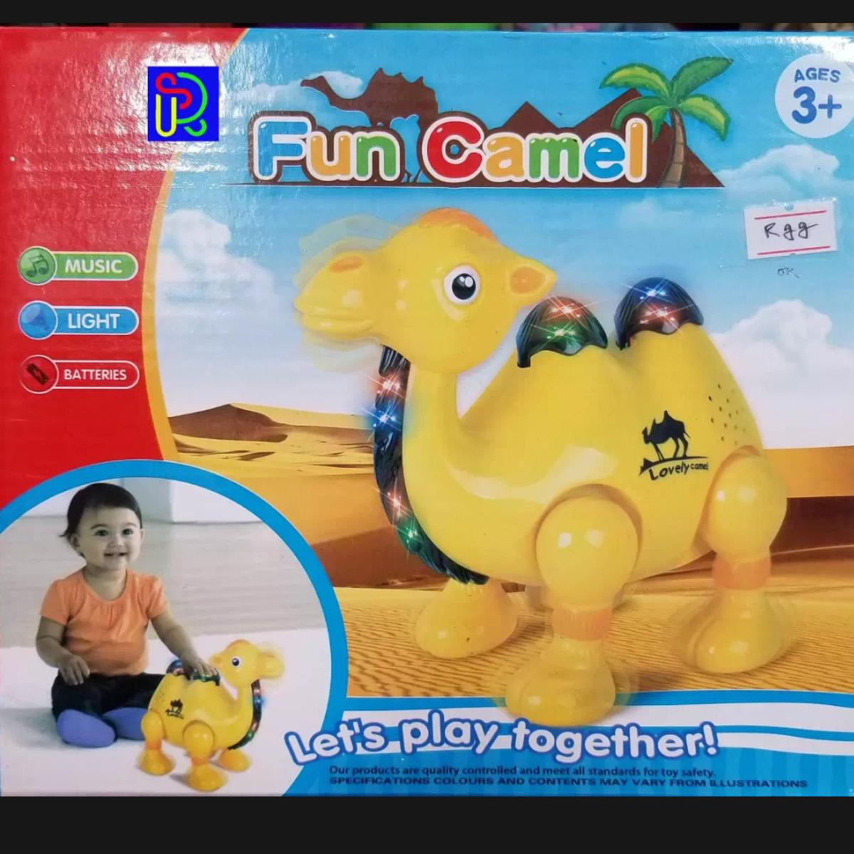 Picture of Camel funny bump and go light music toy