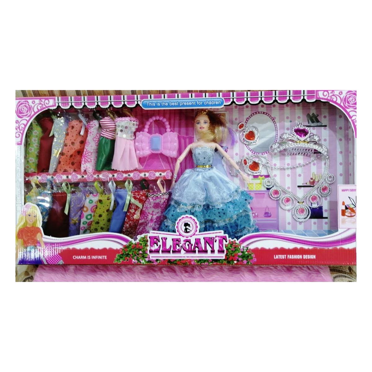 Picture of Elegant Doll set widow box  toys Barbie