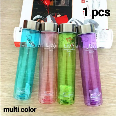 Picture of H2O Portable Water Bottle 280Ml Plastic Cheap Travel Creative Outdoor/Camp Shatter Proof Bottle