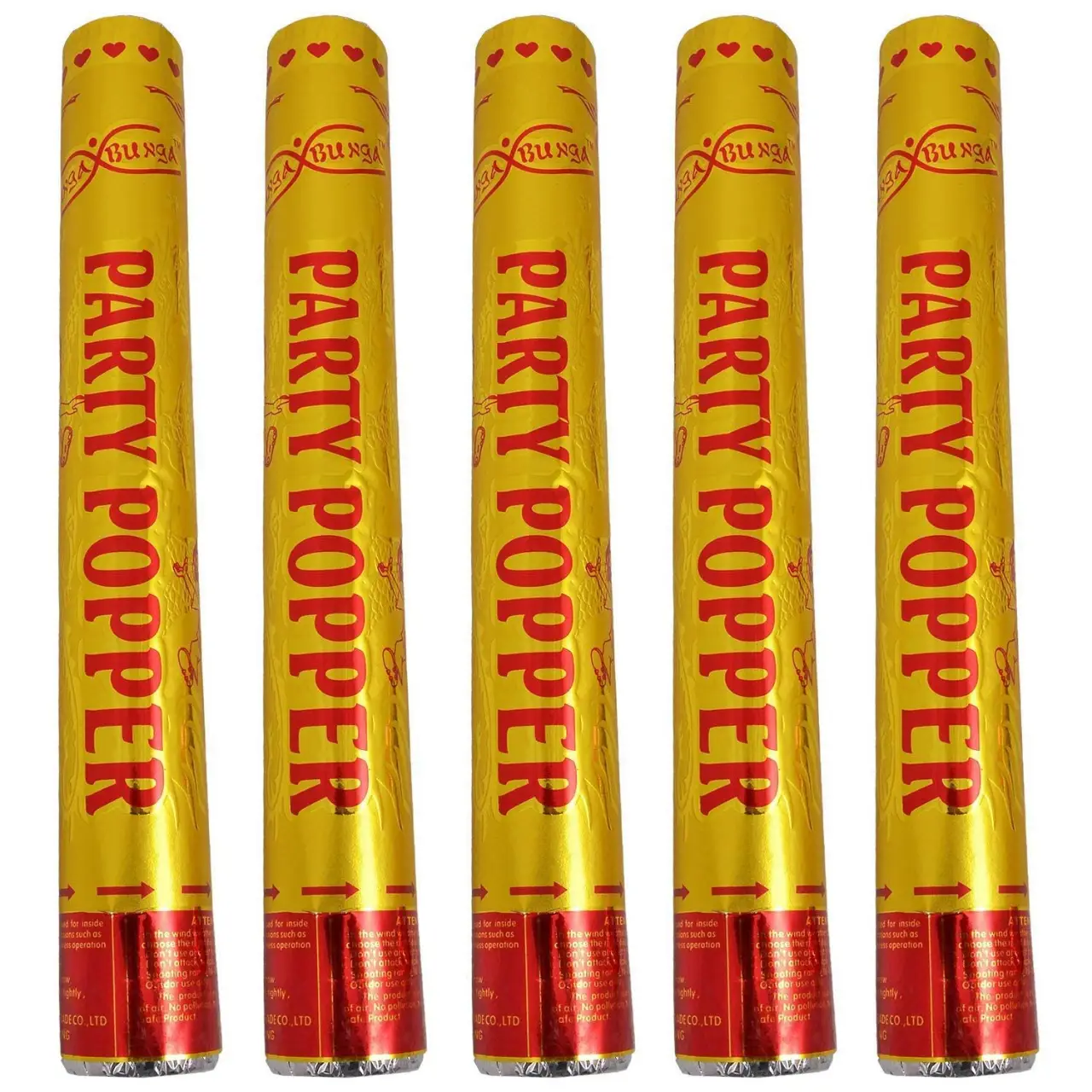 Party Popper, Party Snow Spray, Sparkling Candle and Birthday Candle Combo Pack