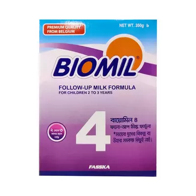 Buy  Biomil Packet Milk Formula 4 From 2 To 3 Years 350g Online at Best Price In Bangladesh