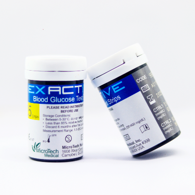Picture of Exactive Vital Blood Glucose Meter Testing Strips 50pcs