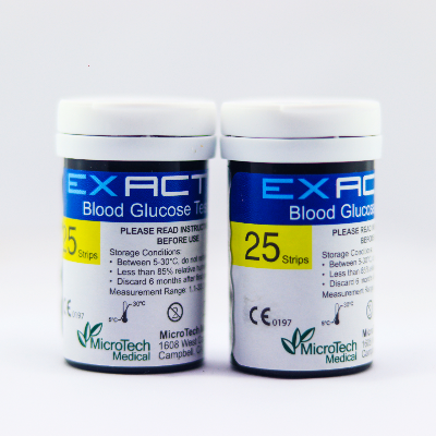Picture of Exactive Vital Blood Glucose Meter Testing Strips 50pcs