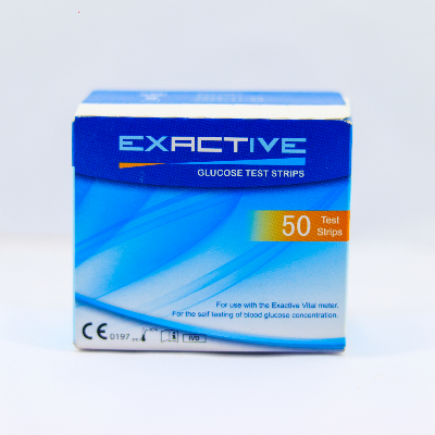 Picture of Exactive Vital Blood Glucose Meter Testing Strips 50pcs