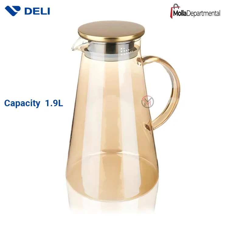 Buy 1-pcs-borosilicate-pitcher-gph28ha-1900-ml-golden  Online at Best Price In Bangladesh