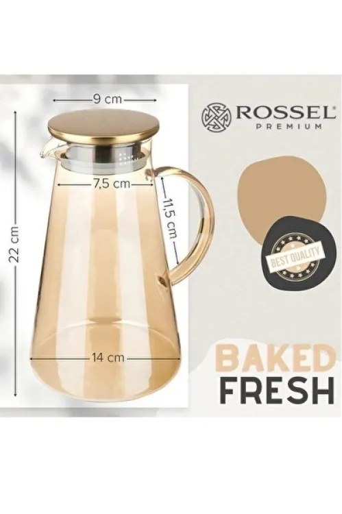 Buy 1-pcs-borosilicate-pitcher-gph28ha-1900-ml-golden  Online at Best Price In Bangladesh