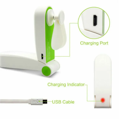 Buy Portable Fan Small Personal Fan Pocket Fan Mini USB Rechargeable Fan Electric Fan for HAdjustable Wind Speed Folding ome Office Traveling Camping Hiking Room Outdoor  Online at Best Price In Bangladesh