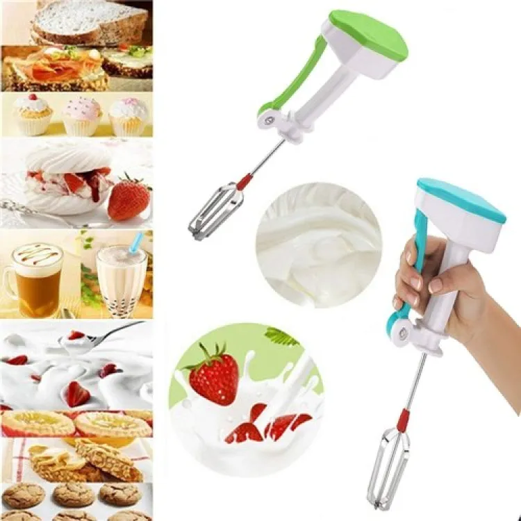 Buy Manual Egg Beater Whisker Lassie, Butter Milk Maker Hand Blender Coffee, Juice Maker Machine - Kitchen Accessories Online at Best Price In Bangladesh